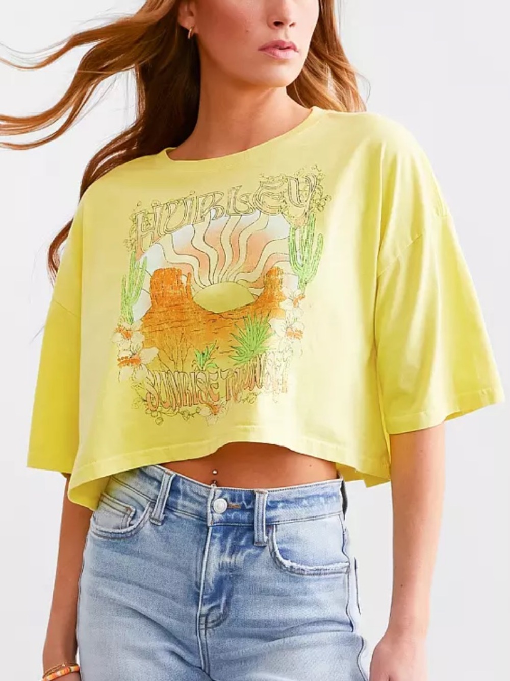 Hurley Sunrise To Sunset Boyfriend Short Sleeve Graphic Tee